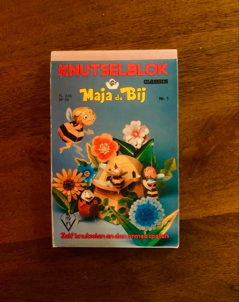 Maja de Bij Knutselblok 1978 Classics Nr. 1, Ophalen of Verzenden, Nieuw, Tv, Overige typen