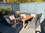Loungeset / dinerset 8 pers. met 2 verstelbare stoelen, Tuin en Terras, Tuinsets en Loungesets, Ophalen, Kunststof