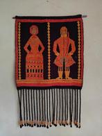 Vintage wandkleed jaren 70 – handgeweven Polen, Huis en Inrichting, Woonaccessoires | Wanddecoraties, Ophalen of Verzenden, Gebruikt