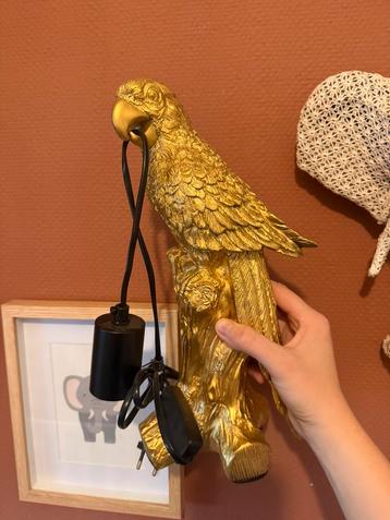 papegaai gouden tafellamp beschikbaar voor biedingen