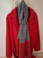 Prachtige mooie rode lange winterjas, maat M, Kleding | Dames, Jassen | Winter, Ophalen of Verzenden, Nieuw, Maat 38/40 (M), Rood