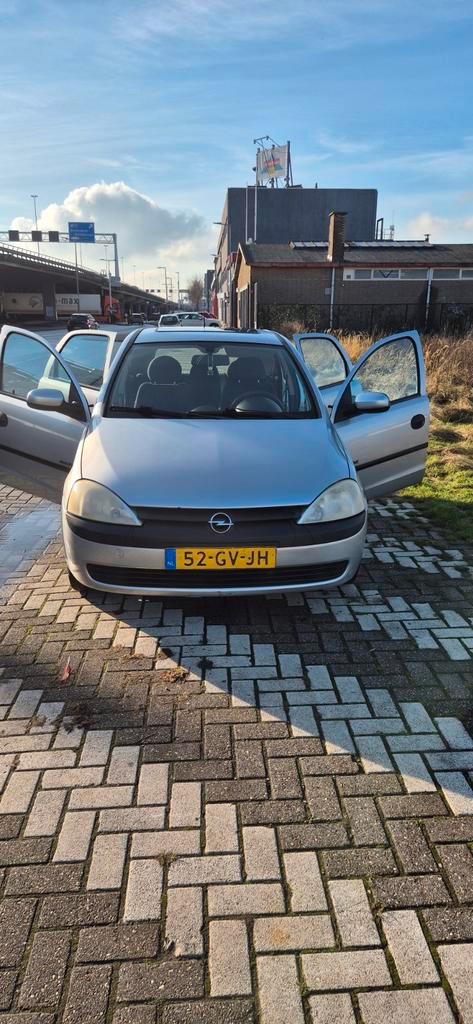 Opel Corsa 1.2 16V 5D 2001 Grijs, Auto's, Opel, Particulier, Corsa, ABS, Airbags, Alarm, Centrale vergrendeling, Electronic Stability Program (ESP)
