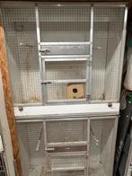 Broedkooi 2x, Dieren en Toebehoren, Vogels | Hokken en Kooien, Ophalen, Gebruikt, Aluminium, Broedkooi of Kweekkooi
