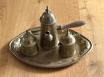 Mooi oud koperen koffie set. In goede staat! Ter Decoratie, Ophalen of Verzenden, Koper