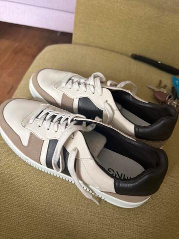 MNG Sneakers wit zwart bruin maat 46 zgan beschikbaar voor biedingen