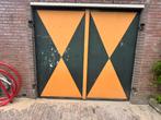 Hardhouten dubbele deur, Doe-het-zelf en Verbouw, Ophalen of Verzenden, 80 tot 100 cm, Buitendeur, 200 tot 215 cm