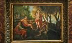 Antiek mythologischeschilderij,Erfenis gesigneerd,op paneel, Antiek en Kunst, Ophalen