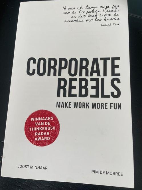 Joost Minnaar - Corporate Rebels, Boeken, Psychologie, Zo goed als nieuw, Ophalen of Verzenden
