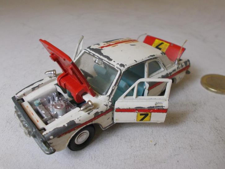 1968 Dinky Toys 205 FORD LOTUS CORTINA. MONTE CARLO. Opknpr!, Hobby en Vrije tijd, Modelauto's | 1:43, Gebruikt, Auto, Dinky Toys