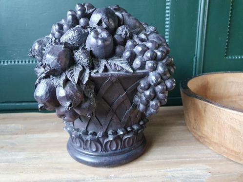 Beeld fruitmand, Huis en Inrichting, Woonaccessoires | Schalen en Manden, Zo goed als nieuw, Mand, Rechthoekig, Kunststof, Ophalen of Verzenden