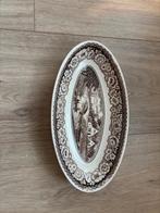 1 x grijs/zwart Old Bridge, Old English Ironstone, Schaal., Ophalen of Verzenden