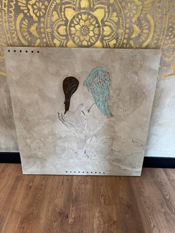Schilderij van canvasdoek 120x120cm beschikbaar voor biedingen