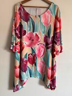 Trendy fleurige tuniek 52, Kleding | Dames, Grote Maten, Ophalen of Verzenden, Blouse of Tuniek