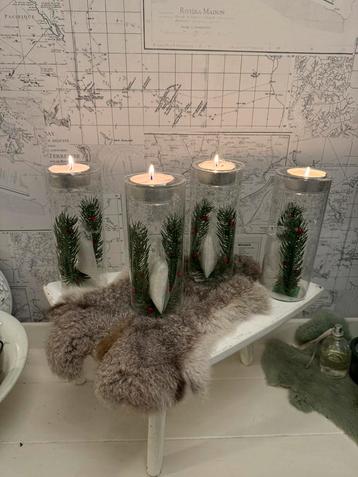 Riviera Maison Misltoe votives 4x nieuw glad beschikbaar voor biedingen