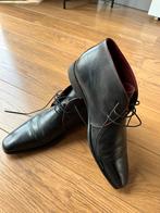 Van Lier nette zwarte schoenen maat 44 / 44,5, Van Lier, Ophalen of Verzenden, Zo goed als nieuw, Veterschoenen