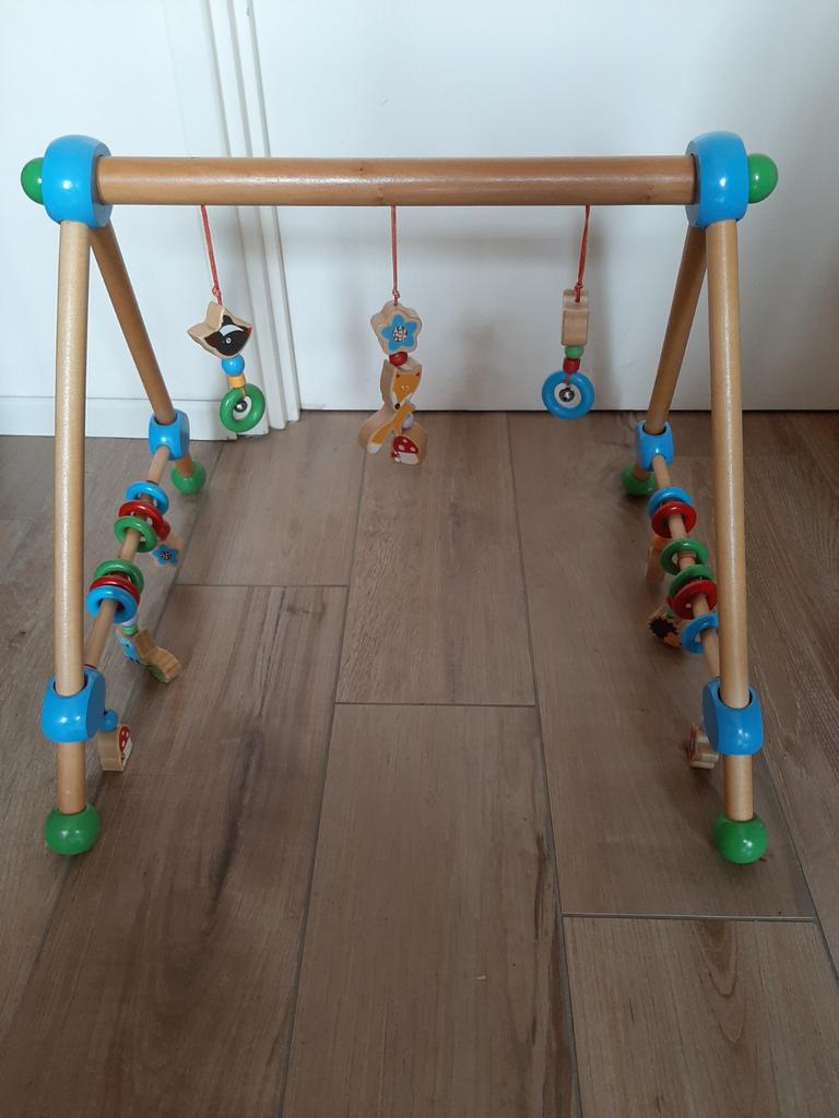 Houten baby gym, Ophalen of Verzenden, Gebruikt, Babygym