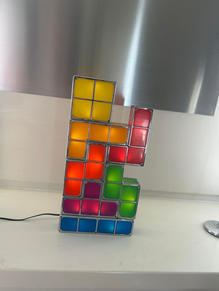 Officiële Tetris  Stapelbare LED Lamp - Paladone, Ophalen of Verzenden, Zo goed als nieuw