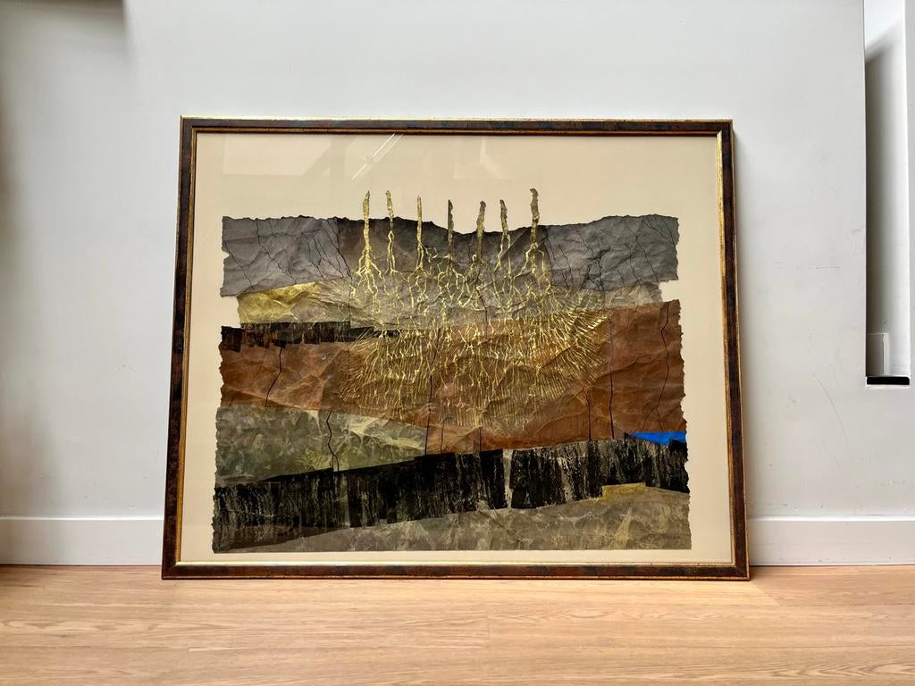 Groot abstract kunstwerk, Ophalen