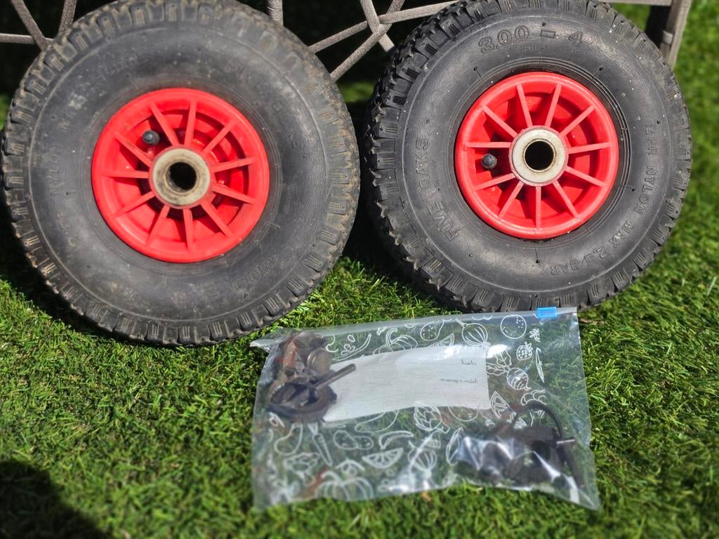 Twee bolderkar wielen, Caravans en Kamperen, Bolderkarren, Ophalen