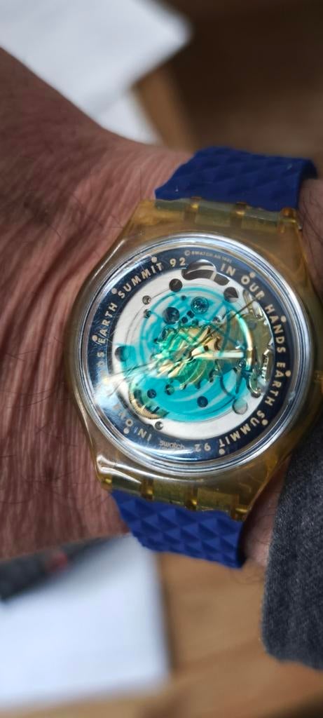 Collector item: Swatch Automatic "Earth Summit '92" SAK102, Ophalen of Verzenden