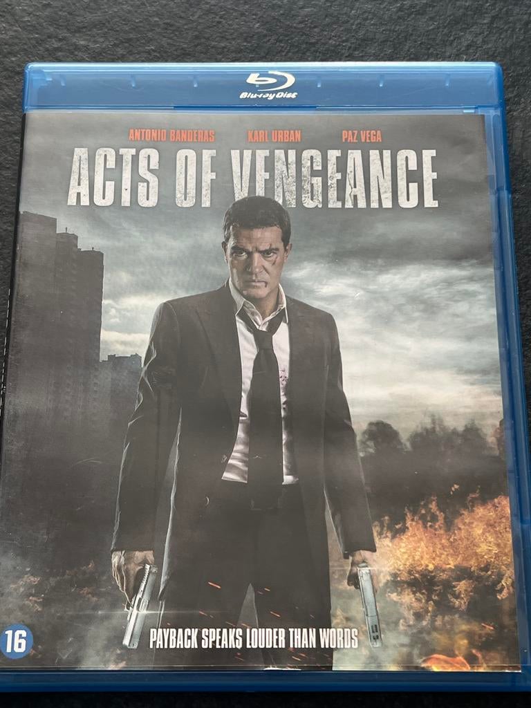 Acts of Vengeance Blu-ray - Actie Thriller met Banderas, Ophalen of Verzenden, Zo goed als nieuw, Actie