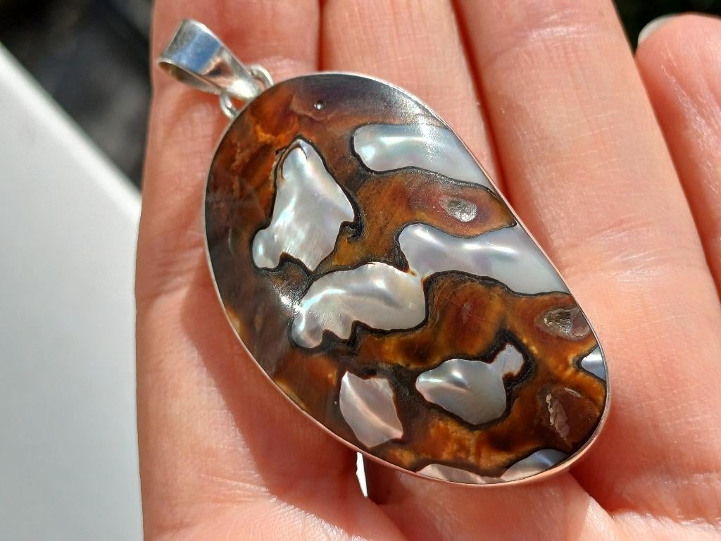 Vanoli 925 zilveren kettinghanger Turbo schlep / shell, Daiva1973@hotmail.com, Vanoli, Bruin, Amsterdam