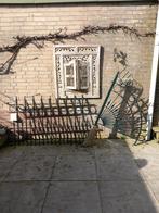 Stevig stukje sier tuinhek ..Groen, Ophalen, Gebruikt, IJzer, Sierhekwerk