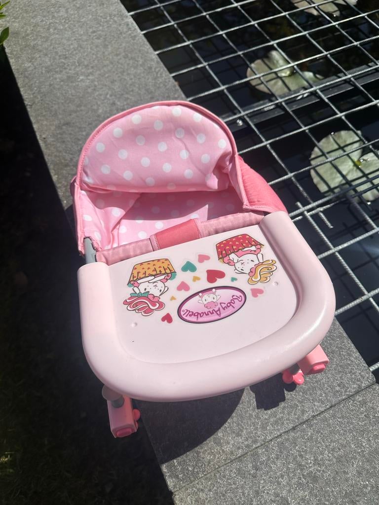 Baby Annabel poppenstoel voor aan tafel, Ophalen, Gebruikt, Babypop