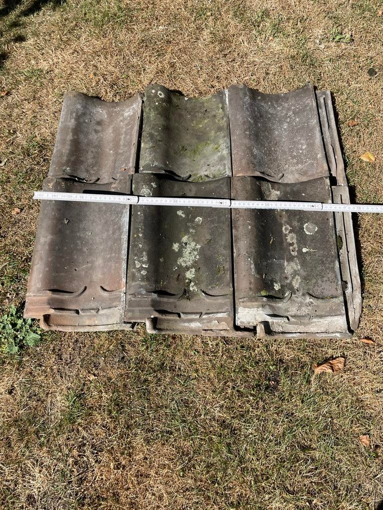 Tk 380 verbeterde Hollandse dakpannen, 25 m2 Russel-Tiglia, Doe-het-zelf en Verbouw, Dakpannen en Dakbedekking, Ophalen, Gebruikt