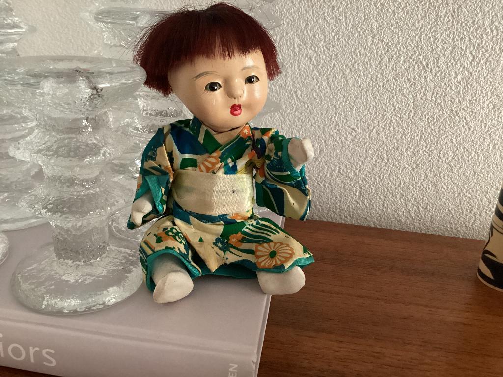 Japanse Gofun pop Ichimatsu, Ophalen, Pop