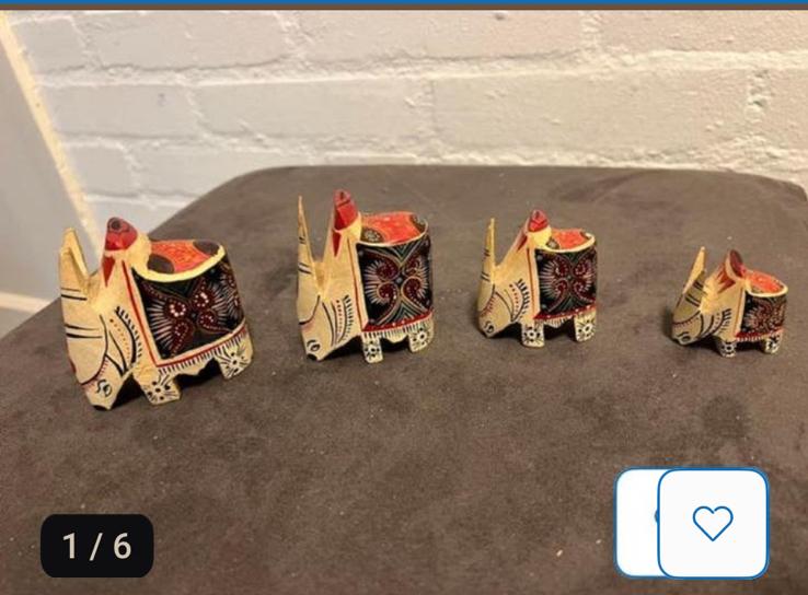 Oude houten diertjes uit Nepal, Ophalen of Verzenden