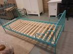 Ikea Minnen turquoise meegroeibed maximum 80x200 cm, Ophalen, Eenpersoons, 80 cm, 200 cm