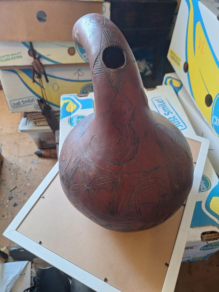 hand gemaakte waterkan Afrika, Ophalen of Verzenden