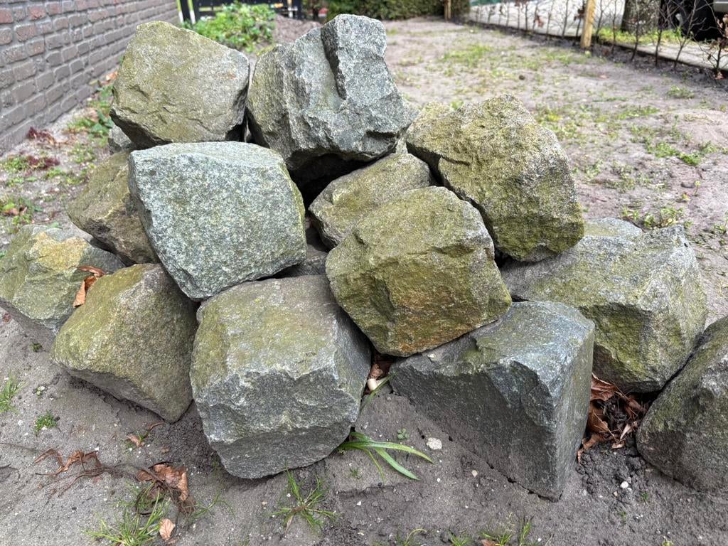 Dikke Kasseien 20-30cm, Ophalen, Gebruikt, Kei, Basalt