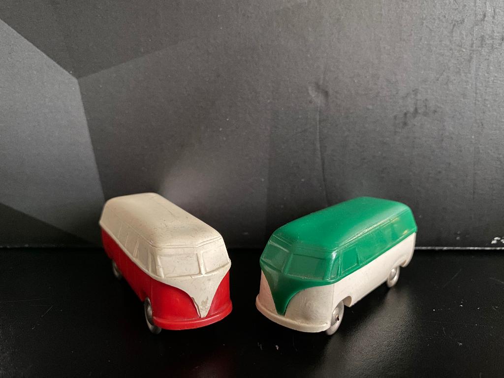 2x LEGO 1:87 VW Volkswagon bus, Ophalen of Verzenden, Gebruikt, Lego