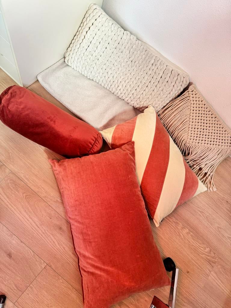 HK Living Kussens - Diverse kleuren en vormen, Huis en Inrichting, Ophalen of Verzenden, Gebruikt, Roze, Rechthoekig