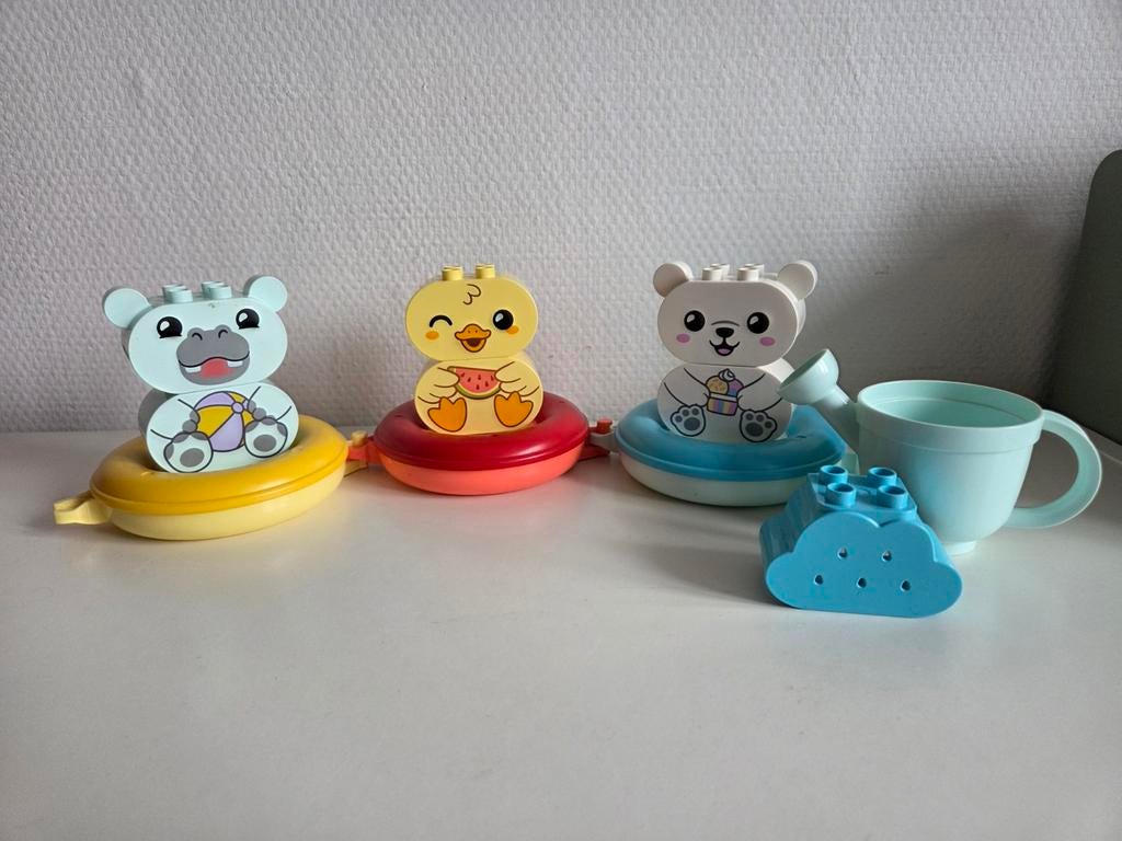 Lego Duplo pret in bad drijvende dierentrein 10965, Kinderen en Baby's, Speelgoed | Duplo en Lego, Ophalen of Verzenden, Zo goed als nieuw