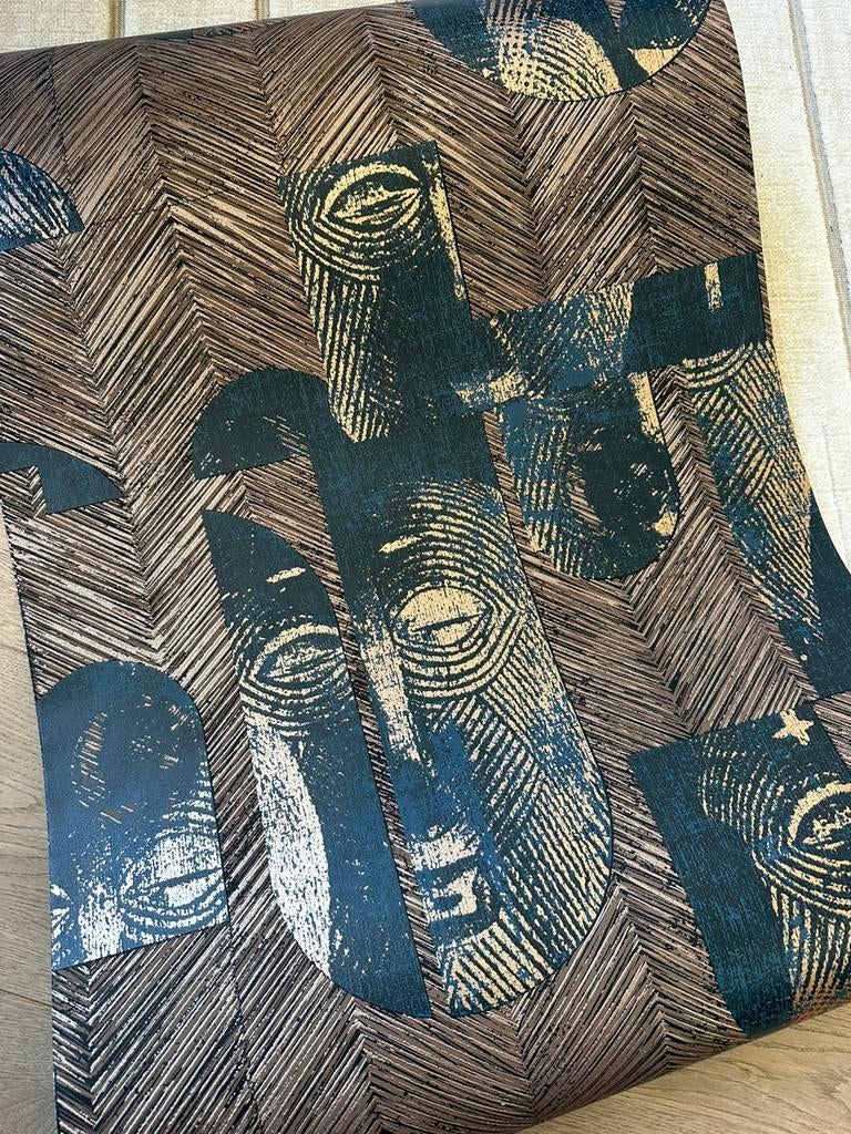 Masureel behang TRI301, Huis en Inrichting, Stoffering | Behang, Ophalen of Verzenden, Minder dan 10 m²