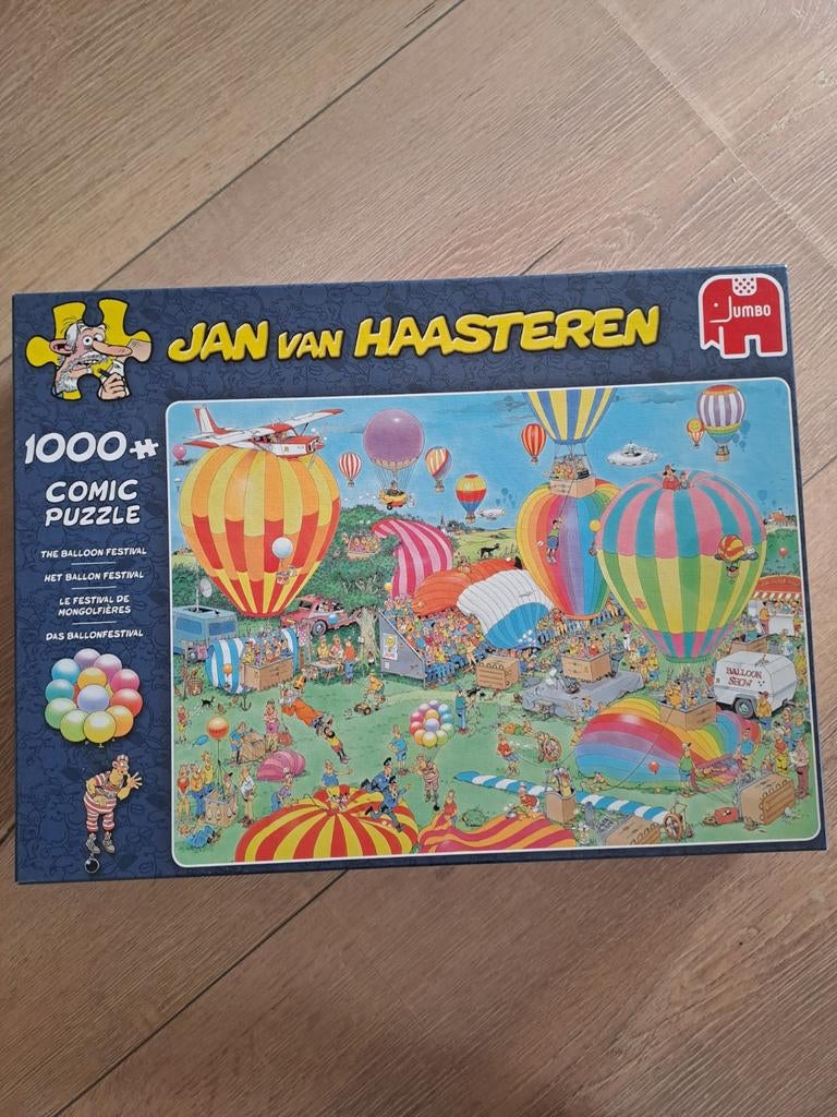 Jan van Haasteren 'Het ballon festival', Ophalen of Verzenden, 500 t/m 1500 stukjes, Zo goed als nieuw, Legpuzzel