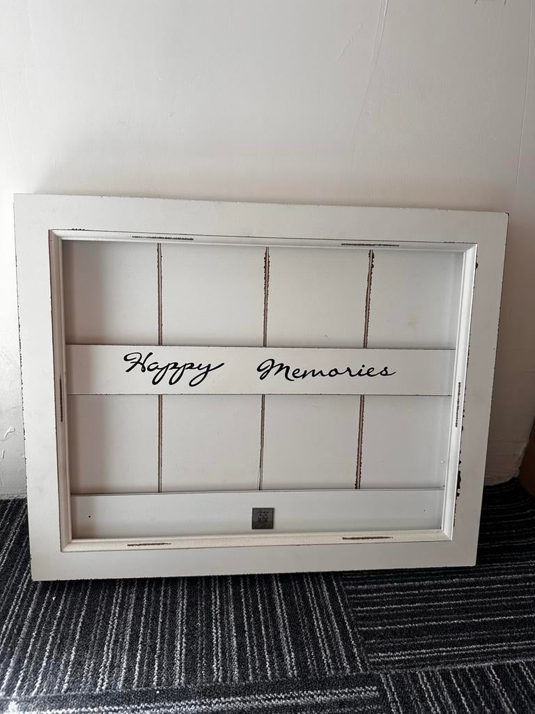 Rivièra Maison Memory Bord "Happy Memories", Minder dan 50 cm, Gebruikt, Ophalen of Verzenden, Minder dan 50 cm