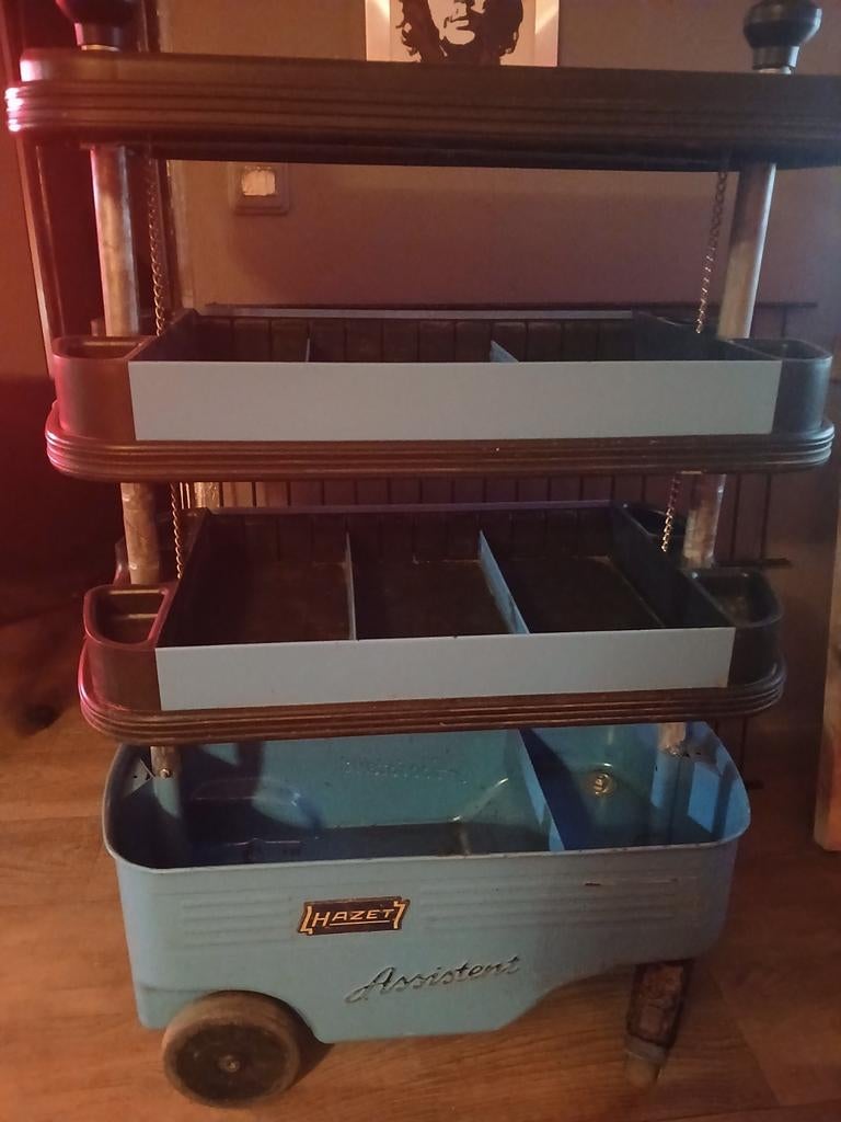 Vintage Hazet Assistent Gereedschapswagen, Ophalen of Verzenden, Zo goed als nieuw