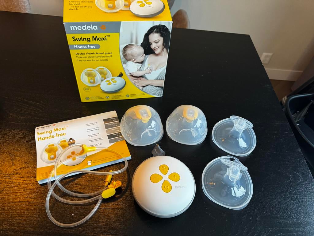 Medel Swing Maxi Handsfree Dubbele Elektrische borstkolf, Ophalen of Verzenden, Zo goed als nieuw, Borstkolf