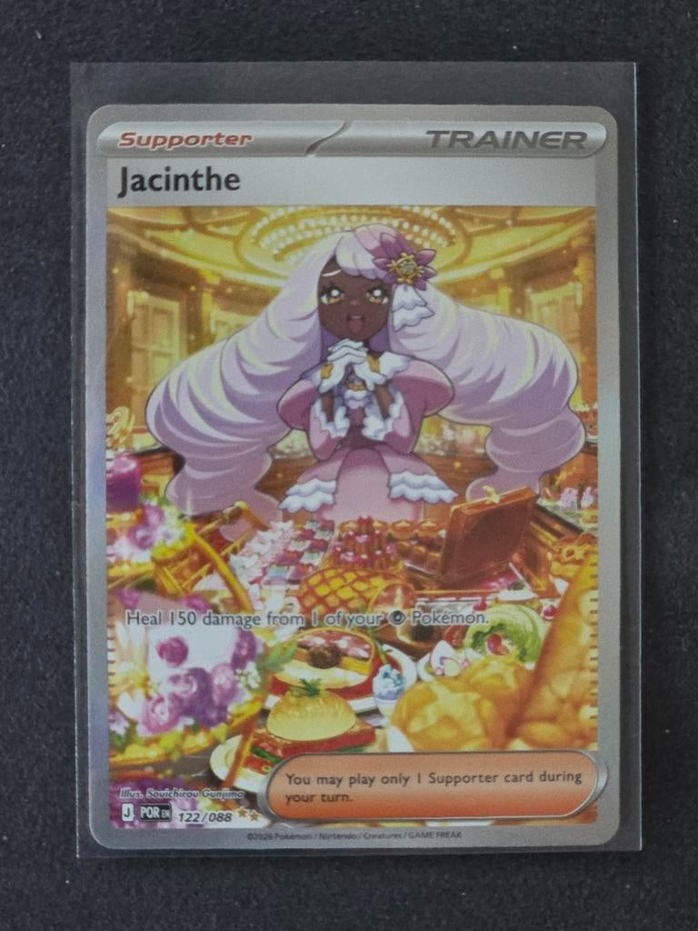 Pokemon Kaart Jacinthe 122/088 - Perfecte Staat, Ophalen of Verzenden, Zo goed als nieuw, Losse kaart