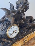 Samac Klok met Cupido, gesigneerd August Moreau, Antiek en Kunst, Ophalen