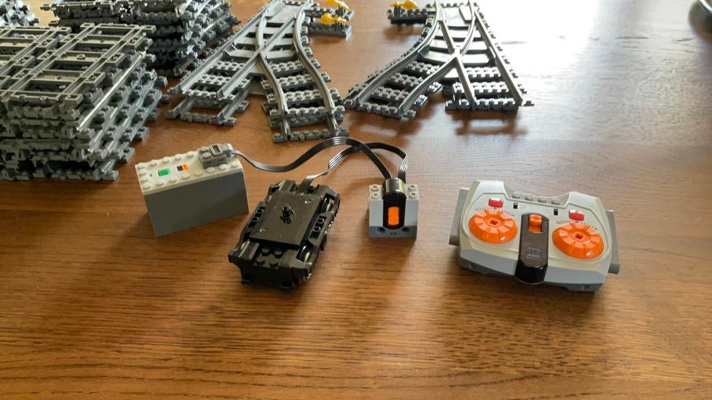 Lego trein power functie en rails., Ophalen of Verzenden, Zo goed als nieuw