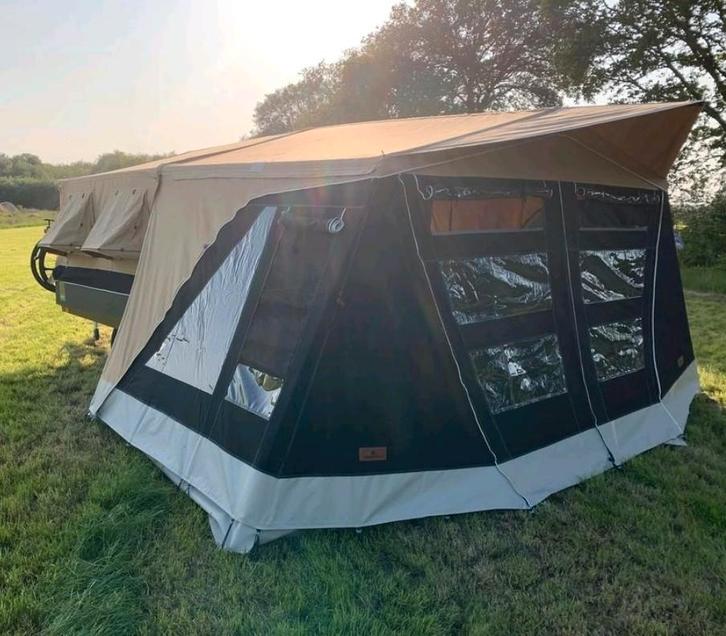 Combi-camp Valley Pure 2023, topstaat, incl Thule Superb, Caravans en Kamperen, Vouwwagens, tot en met 2, Ophalen