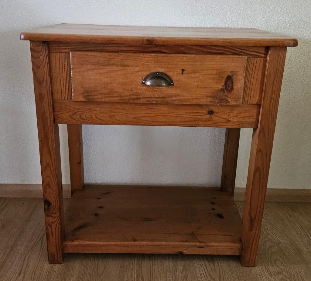 Sidetable, wandtafel, halkastje, Huis en Inrichting, Tafels | Sidetables, Ophalen, Gebruikt, 50 tot 100 cm, Landelijk