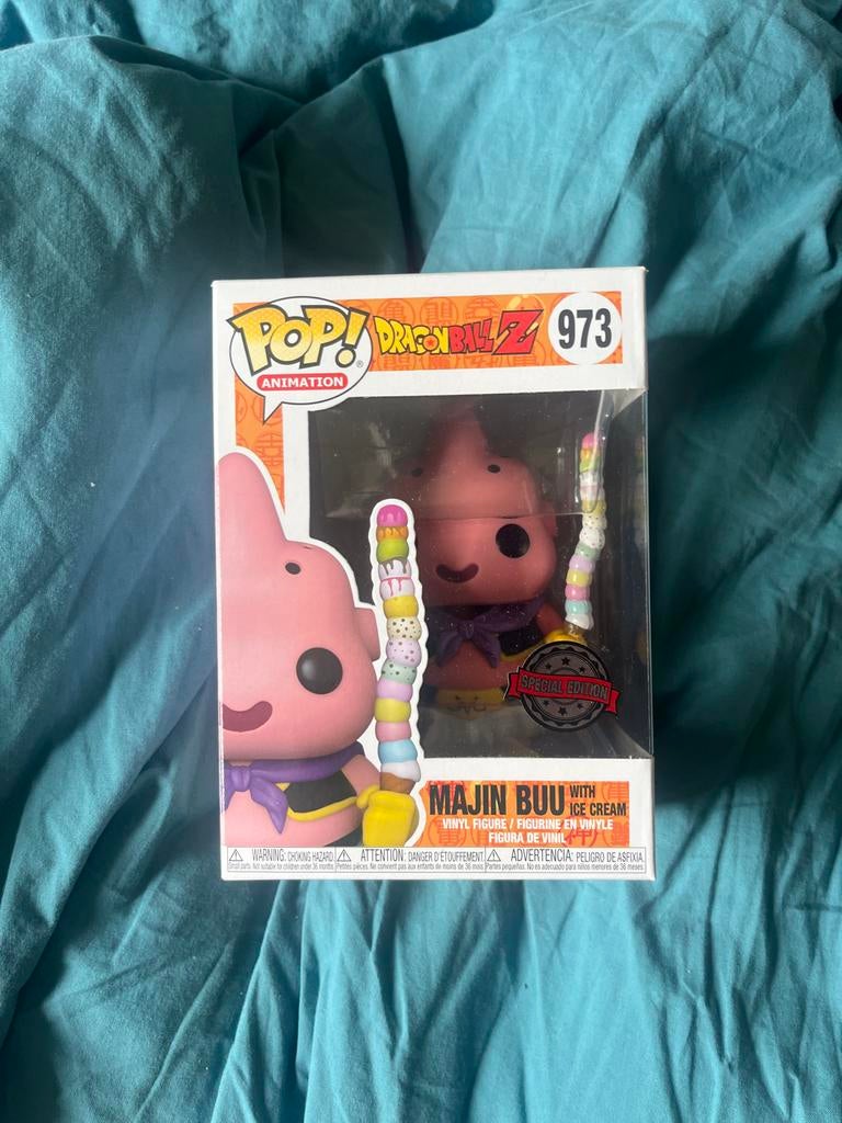 Special Edition Funko Pop Majin Buu with Ice Cream #973, Ophalen of Verzenden, Zo goed als nieuw