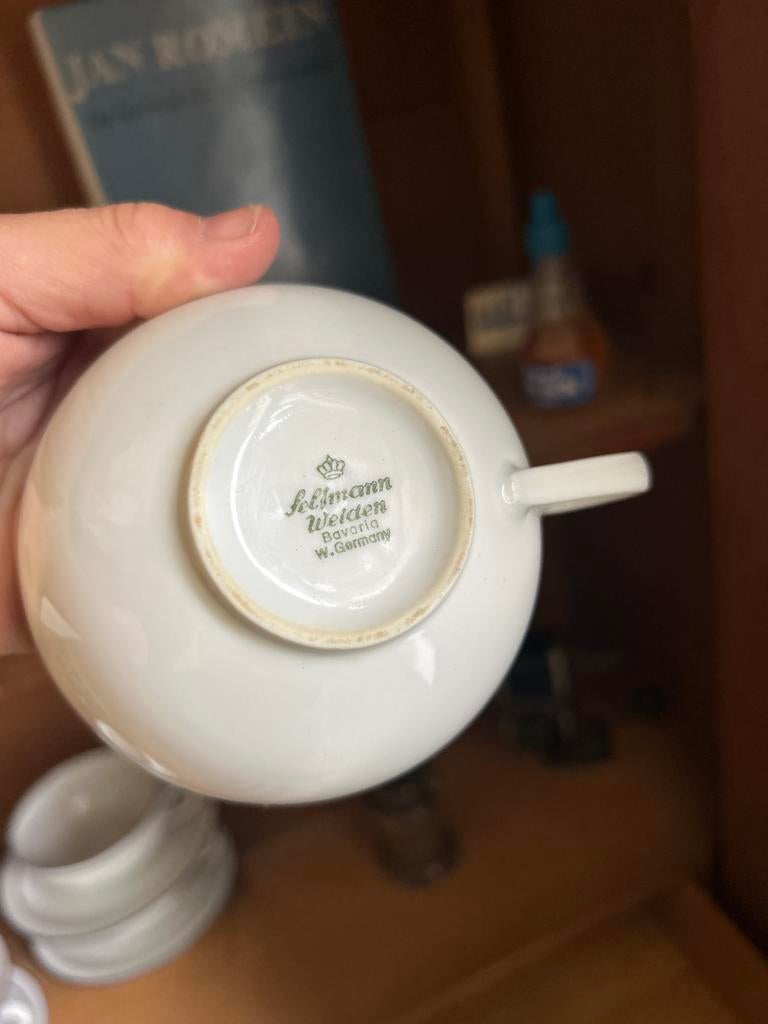 Set van 4 Feldmann Weiden Bavaria kop en schotels, Ophalen of Verzenden