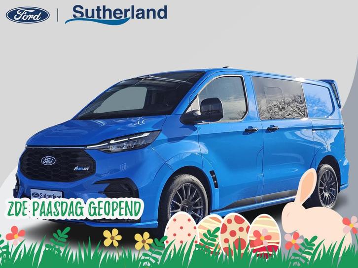 Ford Transit Custom 320 2.5 PHEV L1H1 MS-RT DC | Dubbele Cab, Auto's, Bestelauto's, Bedrijf, Te koop, ABS, Achteruitrijcamera